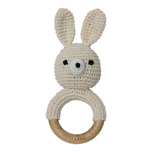 BEBE ANIMAL べべアニマル あみぐるみラトル RABBIT 25468