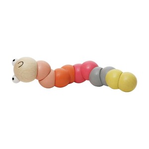 WIGGLY WORMS ウィグリィ ワーム 木製おもちゃ PINK 57863