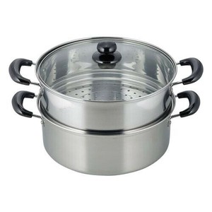 ヴェンセ IH対応二段蒸し器26cm VR-8182 1023555