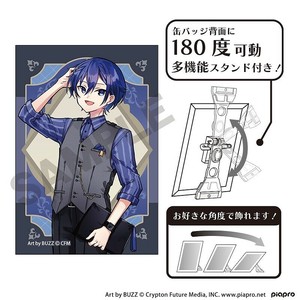 ■2025AW　先行予約■　初音ミク　アート缶バッジ　KAITO/レトロ☆神戸2025