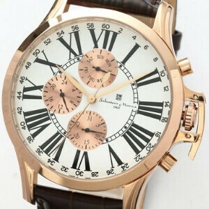 【48mm】ビッグフェイスマルチカレンダー腕時計  ギフト / プレゼント / 記念日 / 祝