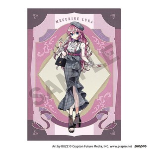 ■2025AW　先行予約■　初音ミク　シングルクリアファイル　巡音ルカ/レトロ☆神戸2025