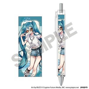 ■2025AW　先行予約■　初音ミク　太軸ボールペン　初音ミク/マリン☆神戸2025