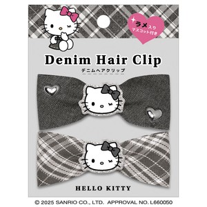 【先行受注】デニムヘアクリップ サンリオキャラクターズ 予約〆9/23
