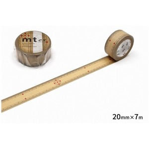 【カモ井加工紙】mt ex　竹定規R(20mm×7m)    /  マスキングテープ
