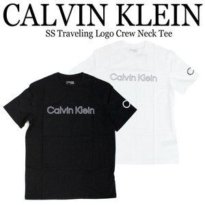 《即納》CALVIN KLEIN■ Tシャツ■半袖■SS Traveling Logo Crew Neck Tee