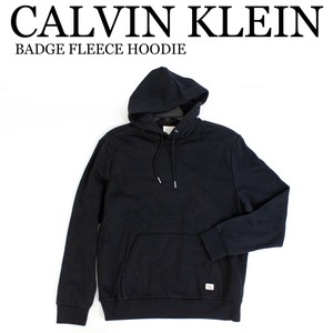 《即納》CALVIN KLEIN■ パーカー■裏起毛■BADGE FLEECE HOODIE