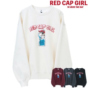 运动衫 植绒 圆领 RED CAP GIRL