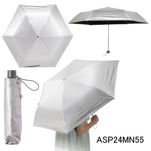 晴雨两用伞 黑 男女兼用 55cm
