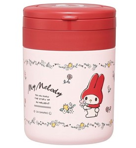 スケーター 【予約販売】抗菌 保温保冷デリカポット（折りたたみハンドル付）マイメロディ