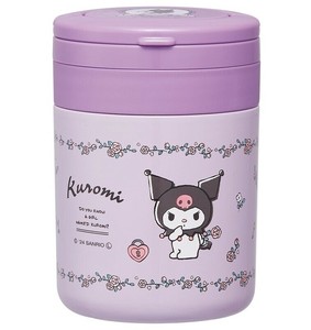 スケーター 【予約販売】抗菌 保温保冷デリカポット（折りたたみハンドル付）クロミ