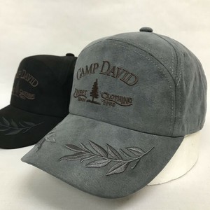 【秋冬帽子】2025秋冬　スエードワイドCAP（キャップ）　メンズ