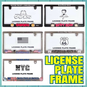 【CARコイイ車！】【愛車をドレスアップ！】LICENSE PLATE FRAME ◾️ライセンスプレートフレーム