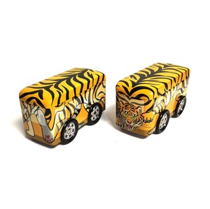 Storage Jar/Bag aqua Tiger