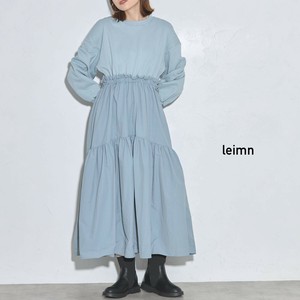 【2025AW新作入荷 ドロストドッキングワンピース　SKYpink東京