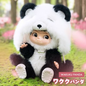 WAKUKU（ワクク） マスコット -パンダver.- ぬいぐるみマスコット ふわふわ もふもふ 海外ホビー