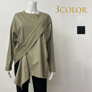 T-shirt Asymmetrical Cut-and-sew [A/W NEW]