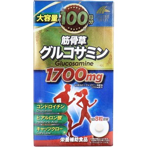 ※大容量100日分 筋骨草グルコサミン1700mg 800粒入
