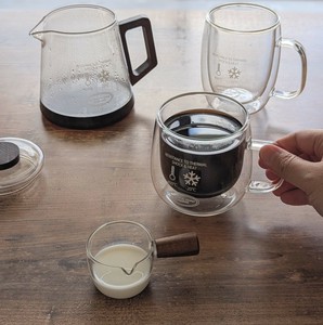 DOUBLE WALL MUG / 耐熱ガラス　ダブルウォールグラス