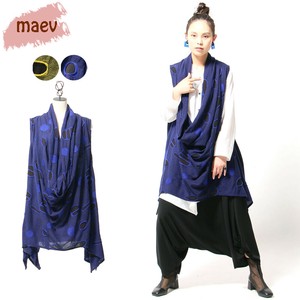 Pre-order Vest/Gilet Tunic Polka Dot Made in Japan