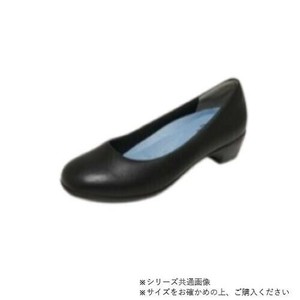 ニチマン ビュース　レディス軽量幅広3E抗菌消臭機能インソール付防水パンプス　BT601 ブラック　22.0cm
