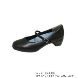 ニチマン ビュース　レディス軽量幅広3E抗菌消臭機能インソール付防水パンプス　BT602 ブラック　23.0cm