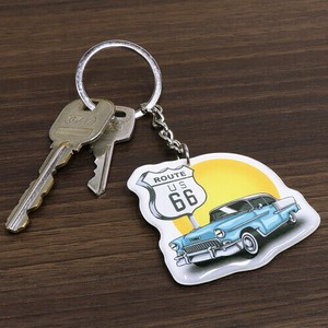 【RT 66】キーリング（キーホルダー）RT66 CLASSIC CAR SUN 66-SS-KR-1501154