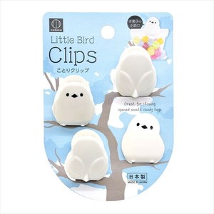 ことりクリップ4羽 【台所用品】