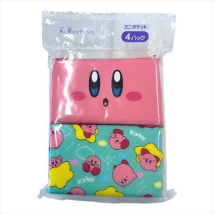 星のカービィ　ミニポケットティシュ4個組 【ティッシュ】