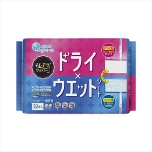 キレキラ！ワイパー　ドライウェットシート　16枚×2P 【フローリングシートクリーナー】