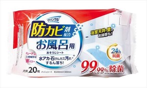 クリンクルお風呂用おそうじシート防カビ20枚 【ウェットティッシュ】