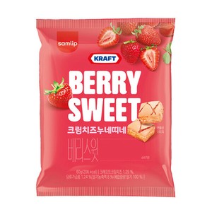 SAMLIP ヌネティネ ミニ クリームチーズイチゴ 60g 韓国お菓子 サクサク食感