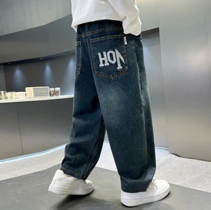 ロングパンツ ジーパン 春秋 無地 ゆったり 快適 子供 ファッション   MBQ3392
