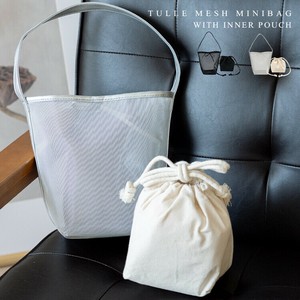 Handbag Transparency Mesh Bag Drawstring Bag Mini Bag