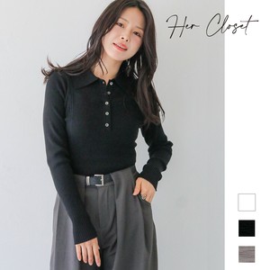 Pre-order Sweater/Knitwear Ribbed Knit [A/W NEW]