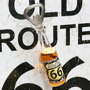 【RT 66】マグネット ボトル オープナー RT66 LICENSE PLATES BEER 66-SS-BO-1501115