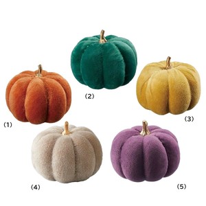 秋装飾品　ファブリックパンプキン　S　幅11cm