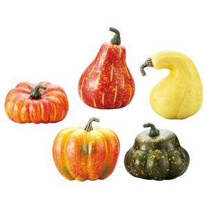 秋装飾品　　ハロウィン　パンプキンアソートセット　5個