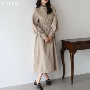 2025年新商品 洋装/连衣裙 泡泡袖 女士 立领 洋装/连衣裙