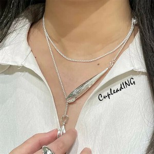 ≪予約商品≫早い者勝ち レトロネックレス 舟形チャーム スウェットに映える 首飾り