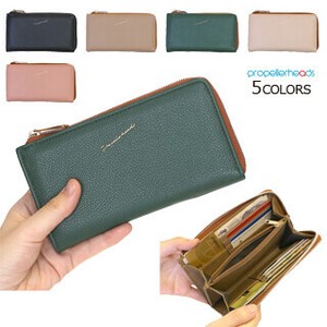 【2025新商品】しぼ合皮L字ファスナーウォレット/さいふ/財布/サイフ/長財布