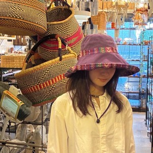 圆帽/沿檐帽 户外 两面 紫色
