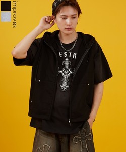 Vest/Gilet Sleeveless Zip Hoodie