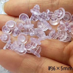 不锈钢吊坠 矽胶 6 x 5mm 30个