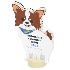 Calendar Die-cut Chihuahua