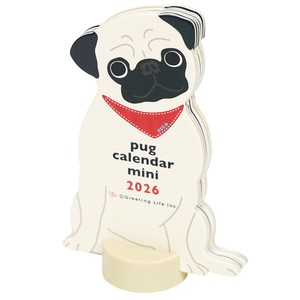 Calendar Pug Die-cut