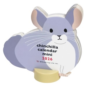 Calendar Die-cut Chinchilla
