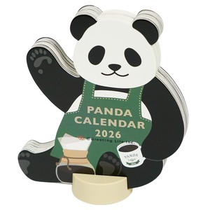 Calendar Die-cut Panda