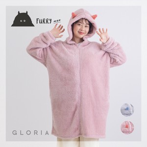 家居服 拉链连帽外套