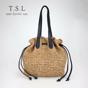 【2026春夏】【受注生産 予約販売】【2026年3月発売】ペーパー巾着トートバッグ　レディース